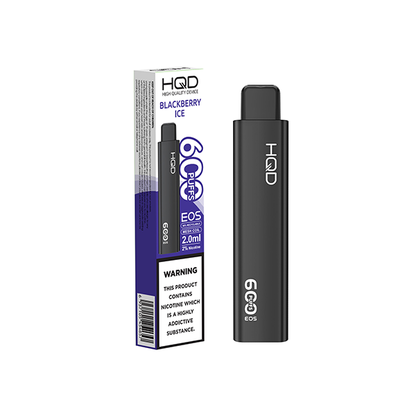 20mg HQD EOS Disposable Vape 600 Puffs Black Dog Vapes 20mg HQD EOS Disposable Vape 600 Puffs Black Dog Vapes