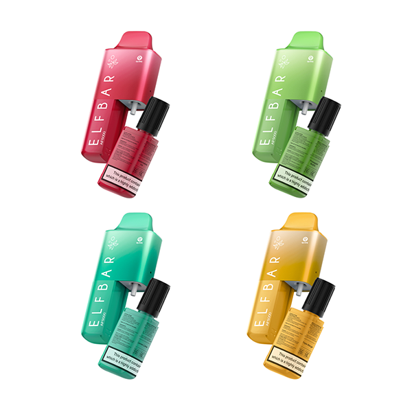 20mg Elf Bar AF5000 Disposable Rechargeable Vape Kit 5000 Puffs  Black Dog  Vapes
